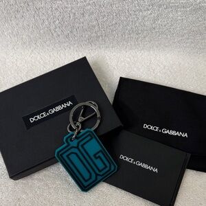 Dolce & Gabbana Teal Key chain/bag charm